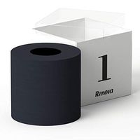 Luxury Scented Colored Toilet Paper Gift Box 1 Roll 3-Ply Bath Tissue (Black)