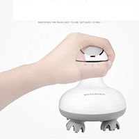 JMung Head Massager Electric Scalp Body Massager Water Wave Therapy Instrument Neck Sole Foot Shoulder Neck Meridian for Head Relax, Stress Release Tool