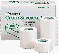 ReliaMed 1' x 10 yds. Tape, Silk Cloth, Box of 12 Rolls - Item #: ZTCL01A