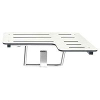 Folding Shower Seat Seat: Right Hand, Seat Construction: Stainless Steel