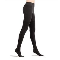 Fytto 2126 Compression Pantyhose, Graduated 20-30mmHg Microfiber Support Hose for Varicose Veins, DVT and Lymphatic Edema, Black, Medium 1