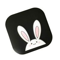 Milisten Contact Lens Travel Kit Rabbit Pattern Contact Lens Case Container Holder with Tweezers and Solution Bottle Mirror for Women Girls