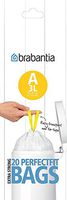 Brabantia Size A (0.8 Gal.) Trash can Bags Liners, White