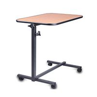 CX Laptop Desk Thickened Steel Care Bed Dining Table Adjustable Overbed Bedside Table with Wheels Movable Lifting for Hospital and Home Use
