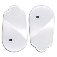 Dr. Shoesert Supination & Overpronation Shoe Insoles, Medial & Lateral Heel Wedge Corrective Gel Inserts for Men and Women (Clear, 1 Pair)