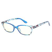 Computer Reading Glasses Men Women Blue Light Blocking Readers Glasses for Reading (Blue, 3.0)