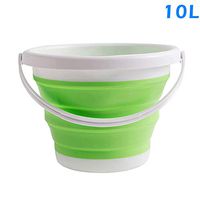 Liveday Foldable Silicone Bucket Collapsible Basin Bowl for Travel Camping Hiking Fishing