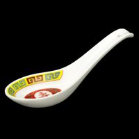 Chinese Calligraphy (Long Life) Spoon - 5.25 Inches - Set of 4