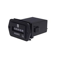 DC 6V-80V Hour Meter Hourmeter Gauge for Boat Car Truck Engine Rhombus