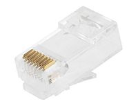 Monoprice 100-pcs RJ45 Modular Plug for Cat6 Solid Cable