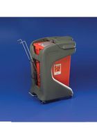 COVIDIEN/MEDICAL SUPPLIES SHARPSAFETY FOOT PEDAL CARTS & FLOOR BRACKETS Foot Pedal Cart For 18 Gal Slide-Top Lid Large Volume & Chemotherapy Containers, 1/cs