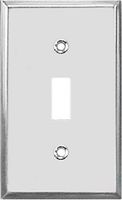 Jackson Deerfield 8CS101 Pro-Plate Steel Single Toggle Wall Plate, Chrome Finish