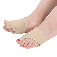 CLHCilihu Bunion Corrector Sleeve,Big Toe Straightener Splint Support Protectors Sleeve Elasticity for Yogis Ballet Running High Heel Hallux Valgus Pain Relief 1 Pair,M