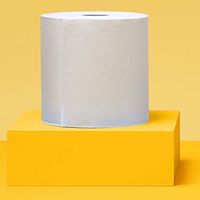 AmazonCommercial Hard Roll Towels, 800 Feet per Roll, 6 Rolls - 416970
