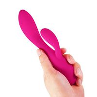 Portable Personal Vibrator-100% Waterproof USB Charging Design-10 Powerful Vibration Modes-Wireless Mini Wand Massager-Suitable for Family-Bedroom-Swimming Pool-Travel-Party(Pink)