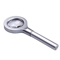 Handheld Illuminated Magnifying Glass with 8 LED Lamps 5X Optics HD Lens Old Man Reading Magnifier, for Books Jewelry Identification Watches Crafts Carving Repair LIXFDJ Vision Assisted Magnification