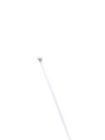 Industro 6" Nylon Natural Cable Tie, White - 100 Pack