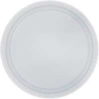 amscan Silver Extra Large Paper Plates (20ct)