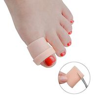 Gel Toe Caps Toe Protectors Toe Sleeves TubesNew Material for Blisters, Corns, Hammer Toes, Toenails Loss, Friction Pain Relief and More