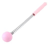 uxcell Pastic Handle Care Ball Self Body Knock Releasing Stress Tool Massage Hammer Pink
