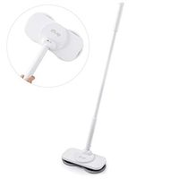 Brigii Electric Mop and Window Cleaner in One, 360 Rotation Cordless Mop for Hardwood,Vinyl,Tile,Laminate Floor Cleaning,Ligthweight Power Floor Polisher with Microfiber Cleaning Pads-X180 White