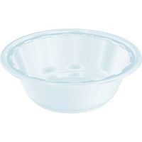 Solo 12BWWF Famous Service Plastic Dinnerware, Bowl, 12oz, White, 125/Pack, 8 Packs/Carton