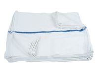 RagLady Terry Bar Mop Towels w/Blue Stripe - 16" x 19" - Case of 180