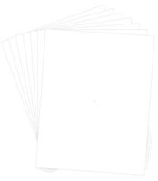 7x9 Uncut -White, Mat Boards (Pack of 50)