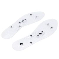 Gracefulvara 1pair Magnetic Massage Foot Insole Gel Foot Cushion Relax (Women Style)