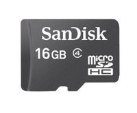 16GB Sandisk microSD Flash Memory Card + SD Adapter