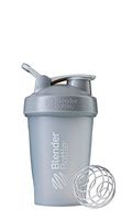BlenderBottle Classic ErEeSy Loop Top Shaker Bottle, Pebble Grey, 20-Ounce Loop Top (Pack of 2)