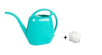 Bloem Aqua Rite Watering Can, (56 oz, Calypso + Free Bundle)