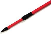 Carlisle 4102005 Sparta Telescopic Fiberglass Handle, 54" to 8' Long, Red