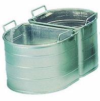 Royce Rolls Stainless Steel Two 4-Gallon Half-Oval Double Tank Set - #8C