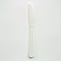 Empress Plastic Knife White dense pack Heavy weight 1000 per case