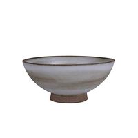Bowl Ceramic Bowl Salad Fruit Soup Ramen Bowl Creative Home Restaurant 5.5 inches Household tableware, retro bowl