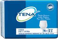 TENA® Protective Underwear Extra Absorbency, Small 25" to 35" Waist Size (Bag of 16 Each)