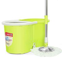 Mop Deep Cleaning Rotary Dual Drive Hand Wash Home Automatically Drag Head To Drag Bucket Suitable For Cleaning Home Office Classroom And So On,Yellow