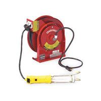 Reelcraft L 4050 163 8 Heavy Duty Light Cord Reel, 16 AWG/3 Conductors x 50', 10 AMP, Fluorescent Light, Cord Included