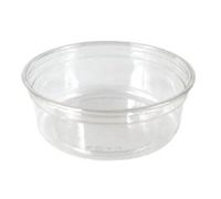 SafePro 8HDB, 8 Oz Clear Plastic Soup/Food Containers with Lids, Translucent To-Go Lunch, Food Storage, Take-Out Containers, Plastic Deli Containers with Covers, Case of 50