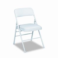 Deluxe Vinyl Padded Series Low-Back Folding Office Chairs Finish: Black