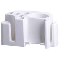 Holata Toothbrush Stand Toothpaste Dispenser Holder Storage Rack Bathroom Accessories