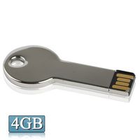 Metal Series Mini USB 2.0 Flash Disk with Keychain(4GB)