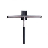 DEI QI Glass Window Squeegee Cleaner Shower Bathroom Mirror Stainless Steel Rubber T-shaped Wiper Wiper Cleaning Tool for Shower Door Bathroom Window Mirror Car