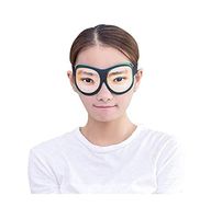 3D Funny Eyeshade Soft Sleep Eye Mask with Adjustable Head Strap for Travel Game, Party, Rest, Sleeping Breathable Blindfold for Men and Women (Men)