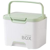 Household First-Aid Kit, Family First Aid Storage Box Portable Medicine Box Family Drug Finishing Storage First Aid Medical Outpatient Drug Storage Box,Green