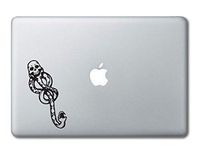 Death Mark Death Eater Harry Potter Printed Clear Vinyl Decal Sticker Compatible with Apple MacBook Pro Air 11" 12" 13" 15" All Years Laptop Trackpad Keyboard (15" MacBook (All Models))