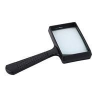 100x50mm Rectangular Jewel Identification Magnifier Hand Held Square Reading Magnifier