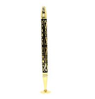 ShowJade TM Deluxe Tobacco Pipe Picker Tamper Tool (Gold/Black)