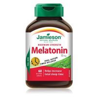 Jamieson Melatonin 10 mg Timed Release Dual Action, 60 caps